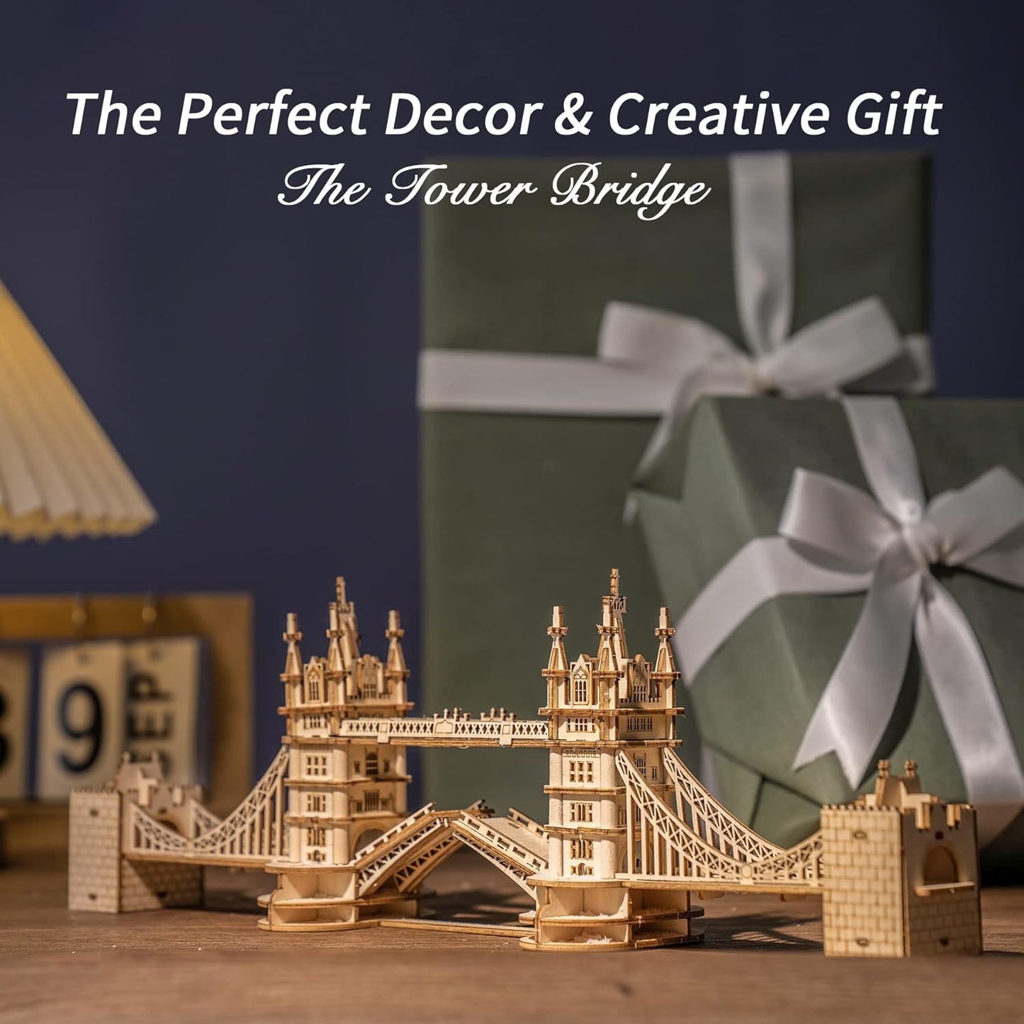 🏰 ROBOTIME 3D Dřevěné puzzle – London Tower Bridge