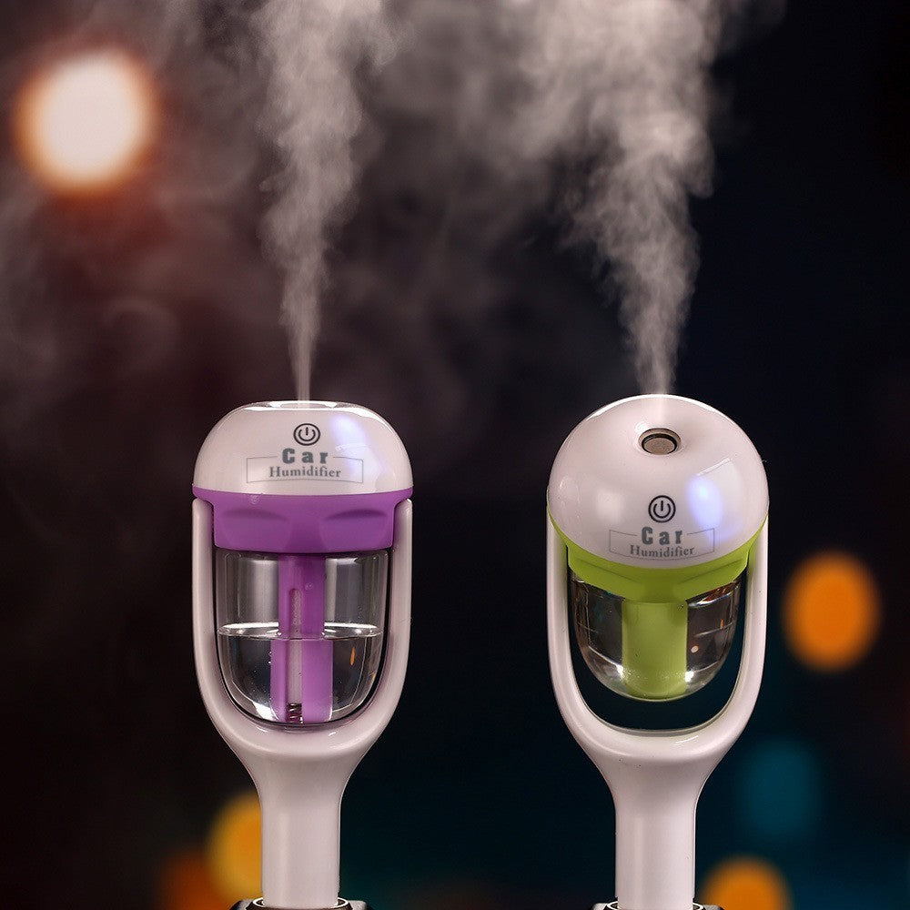 Mini 12V aroma difuzér a zvlhčovač vzduchu do auta – přenosný osvěžovač s automatickým vypnutím