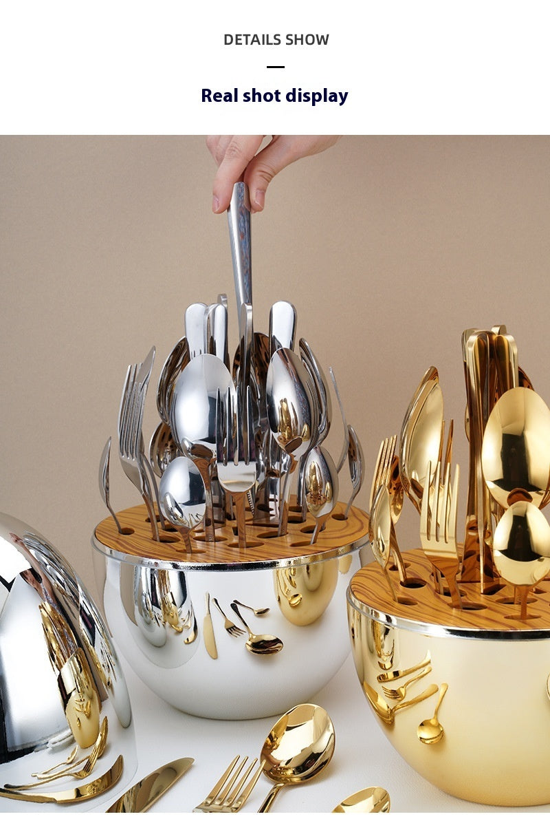 Mood Egg – Luxusní sada příborů (24 kusů)