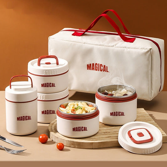🍱 Sada nerezových obědových boxů Employee – dárkový set s příbory