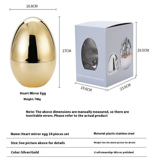 Mood Egg – Luxusní sada příborů (24 kusů)