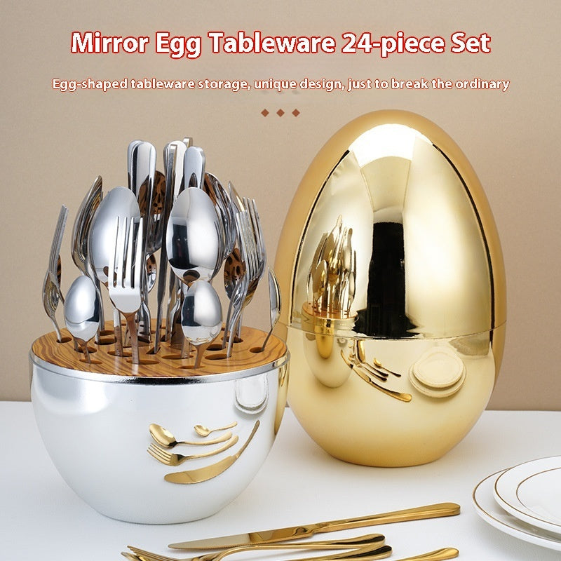 Mood Egg – Luxusní sada příborů (24 kusů)