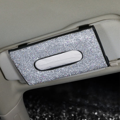 Luxusní pouzdro na kapesníčky do auta (na sluneční clonu)