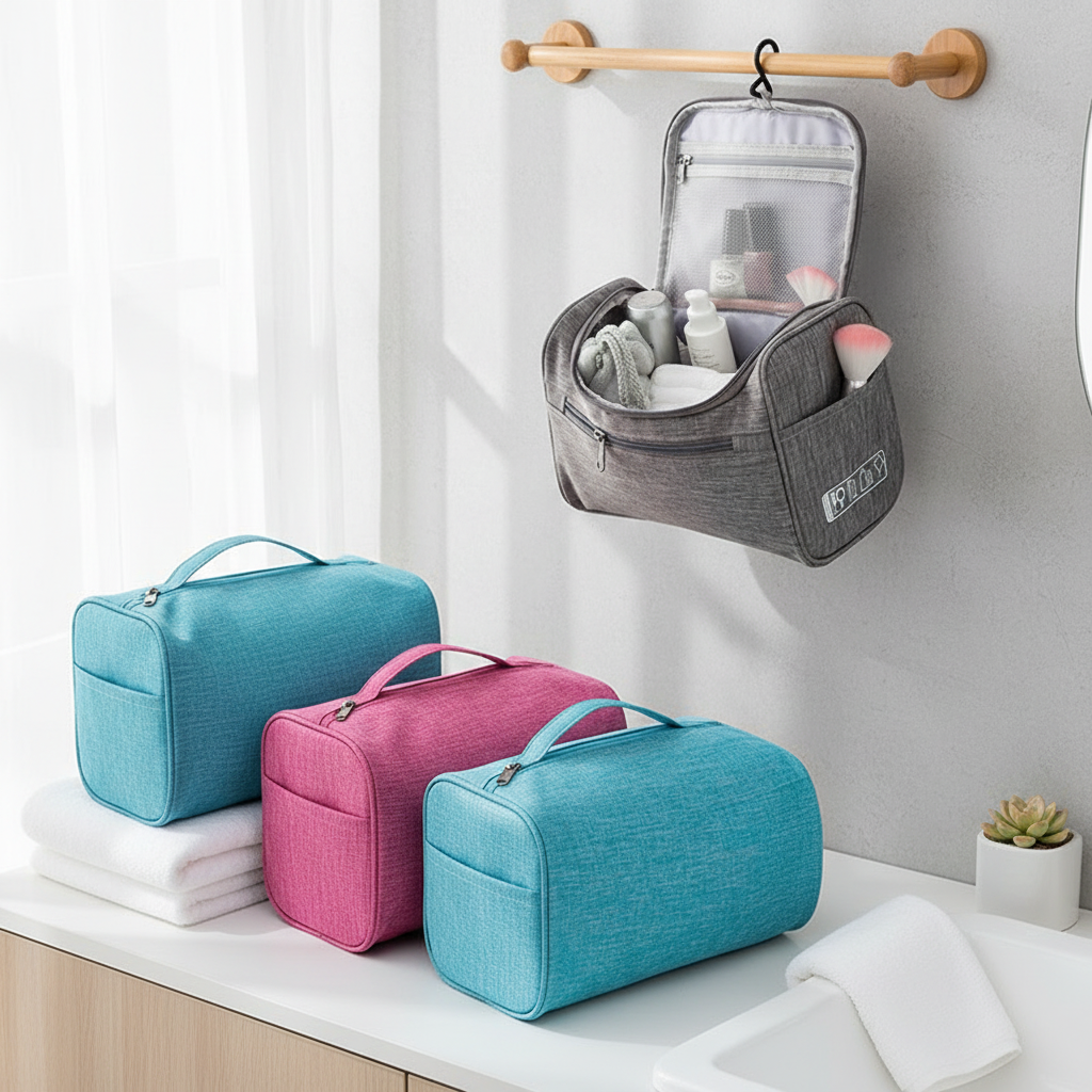 Cestovní kosmetická taška - závěsná