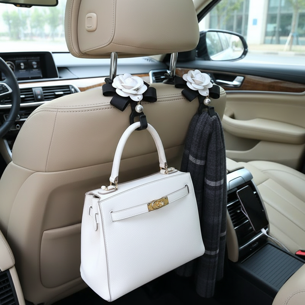 Elegantní držák na tašky a doplňky