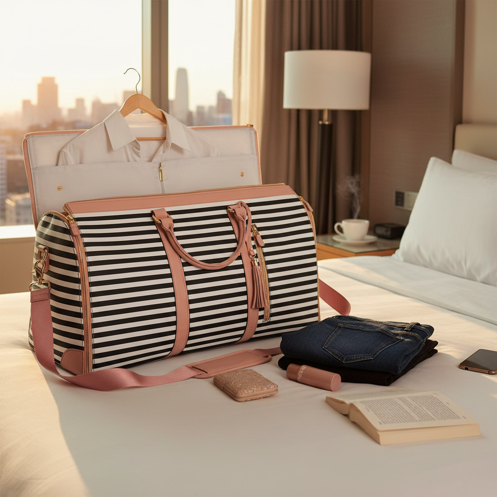 Velkokapacitní cestovní taška 2v1.